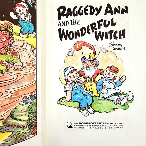 Raggedy Ann And The Wonderful Witch - Hardcover Classic Children's Book (1961) - Picture 3 of 10